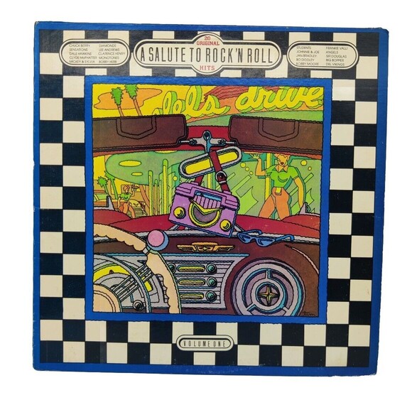 Vintage A Salute To Rock & Roll Volume One Record Vinyl Lp 1976 1970s Festival - Picture 1 of 8